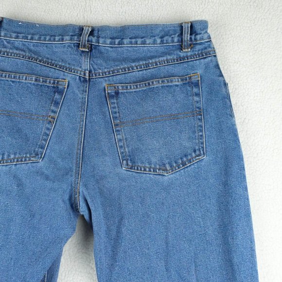 Men's Straight Vintage Jeans - Blue - Picture 5 of 9